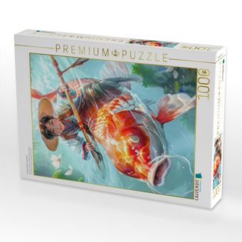 Produktbild: CALVENDO Puzzle Anim&eacute; asiatisch inspiriert | 1000 Teile Lege-Gr&ouml;&szlig;e 64x48cm Foto-Puzzle f&uuml;r gl&uuml;ckliche Stunden