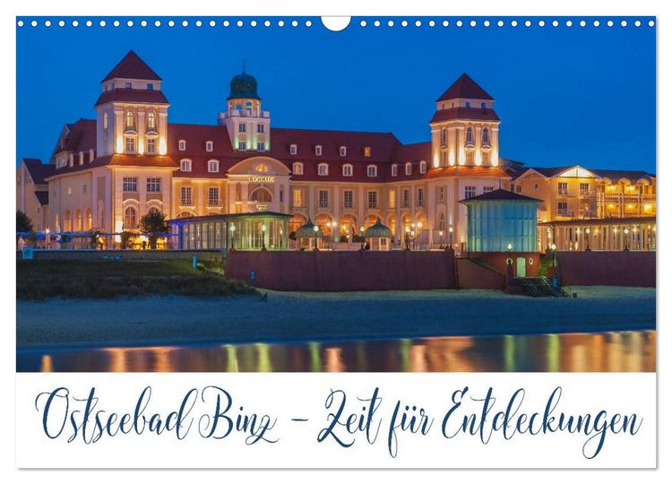 Produktbild: Ostseebad Binz &ndash; Zeit f&uuml;r Erholung (Wandkalender 2026 DIN A3 quer), CALVENDO Monatskalender