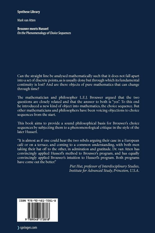 Produktbild: Brouwer meets Husserl
