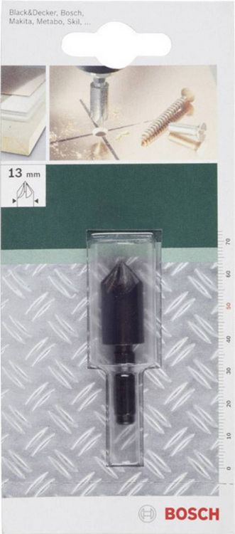 Produktbild: Bosch Accessories 2609255126 Kegelsenker 13mm Werkzeugstahl 1/4\" (6.3 mm) 1St.