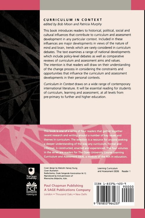 Produktbild: Curriculum in Context