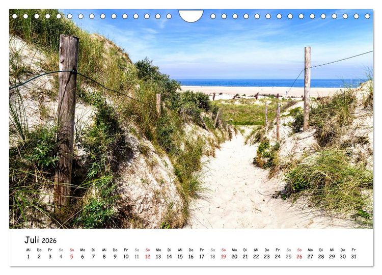 Produktbild: Borkum, bezaubernde Nordseeinsel (Wandkalender 2026 DIN A4 quer), CALVENDO Monatskalender