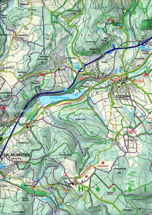 Produktbild: Spessart Nord Bad Orb, Steinau, Burgsinn Nr. 49 Outdoorkarte Deutschland 1:35 000