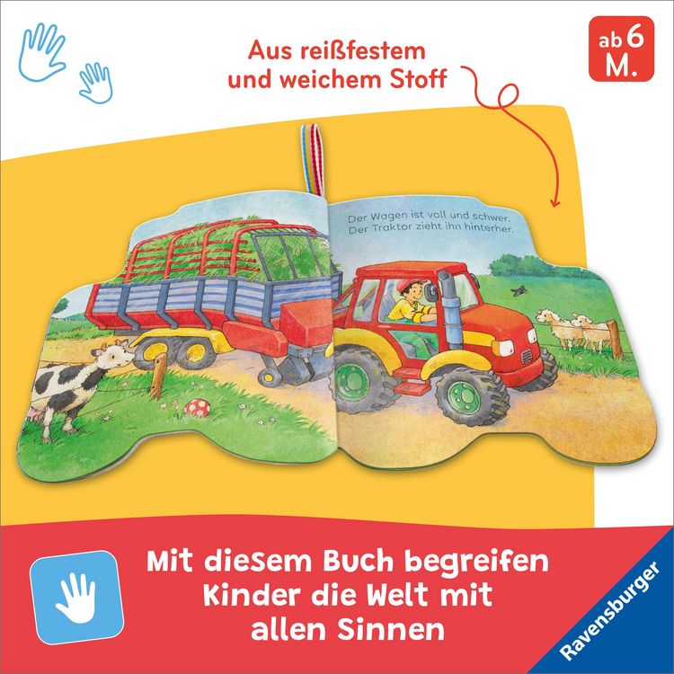Produktbild: Mein Knuddel-Knautsch-Buch: Mein Traktor