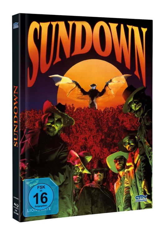 Produktbild: Sundown - R&uuml;ckzug der Vampire - Mediabook - Cover B - LImited Edition auf 222 St&uuml;ck (Blu-ray+DVD)