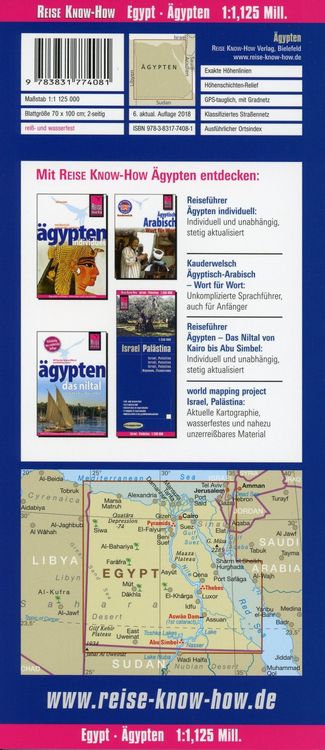 Produktbild: Reise Know-How Landkarte &Auml;gypten (1:1.125.000)