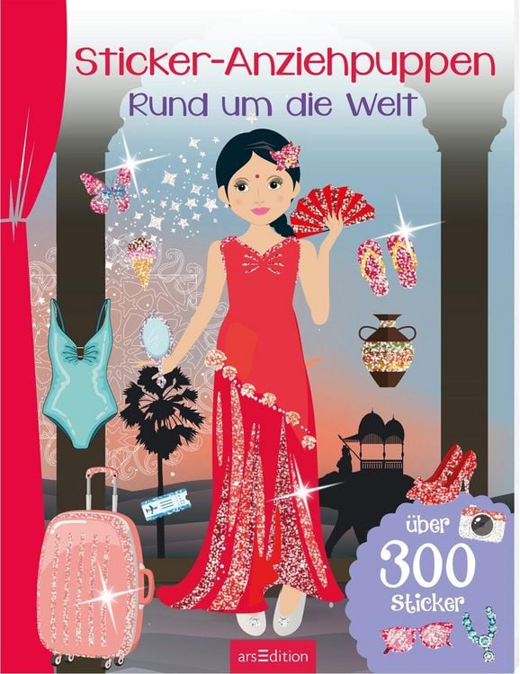 Produktbild: Sticker-Anziehpuppen &ndash; Rund um die Welt