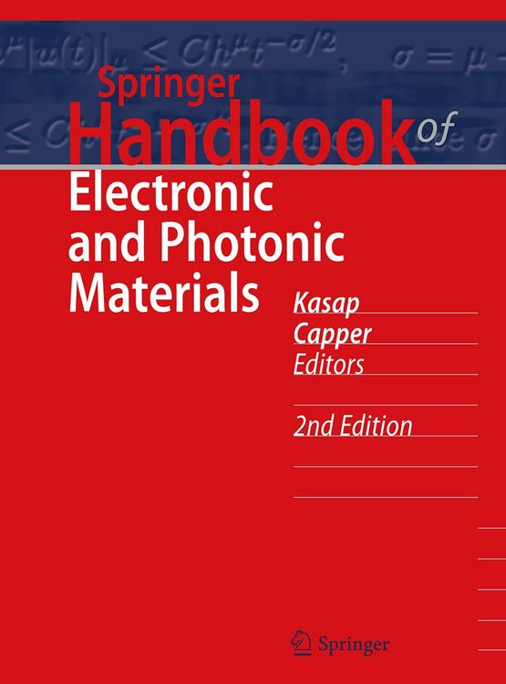 Produktbild: Springer Handbook of Electronic and Photonic Materials
