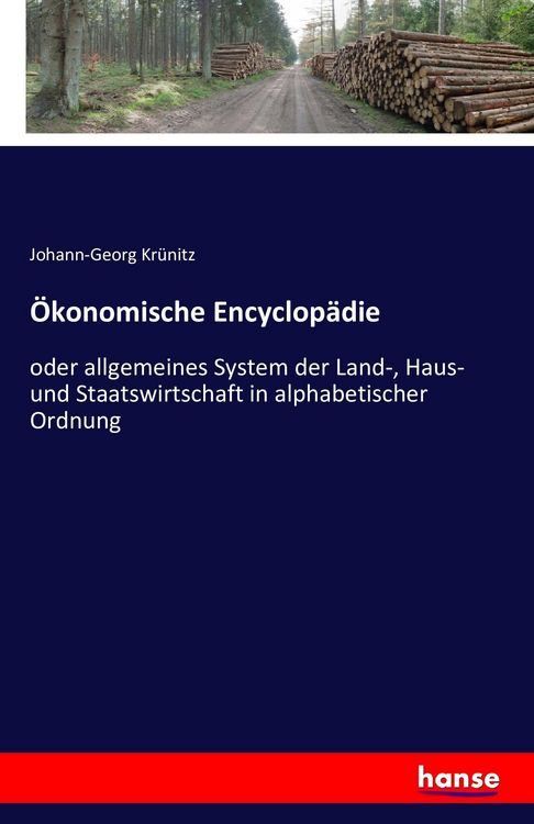 Produktbild: &Ouml;konomische Encyclop&auml;die