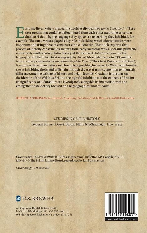 Produktbild: History and Identity in Early Medieval Wales