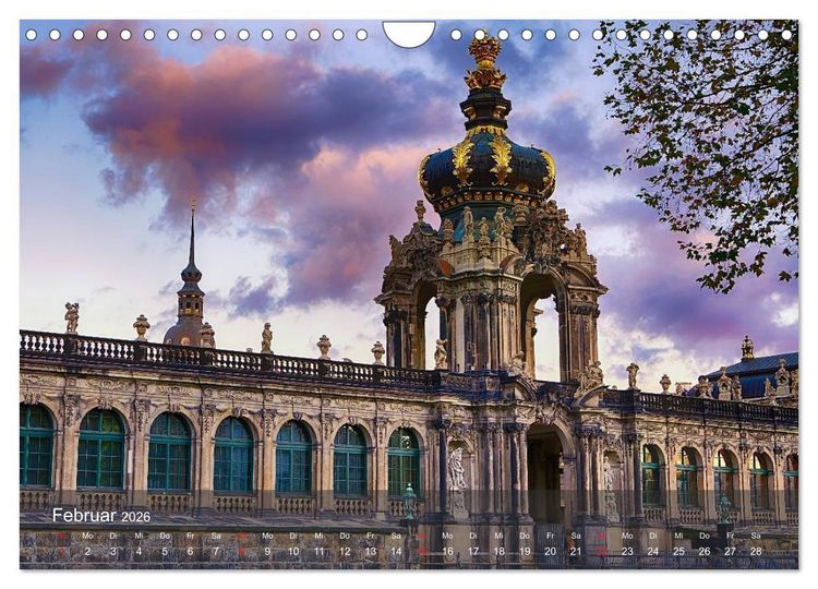 Produktbild: Dresden Bilder 2026 (Wandkalender 2026 DIN A4 quer), CALVENDO Monatskalender