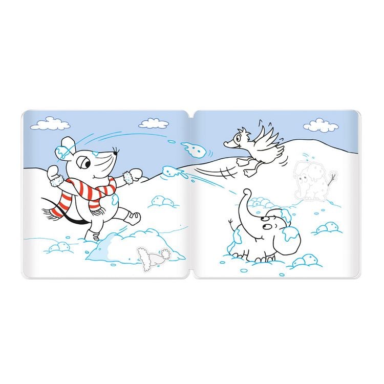 Produktbild: TR&Ouml;TSCH - Die Maus Stickermalbuch Winter Malbuch mit Stickern | Ab 4 Jahren