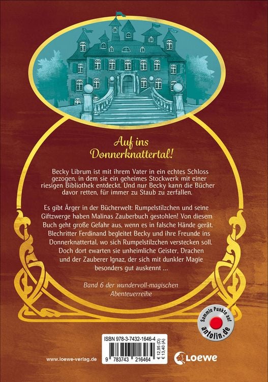 Produktbild: Das B&uuml;cherschloss (Band 6) - Sch&uuml;lerin der dunklen Magie