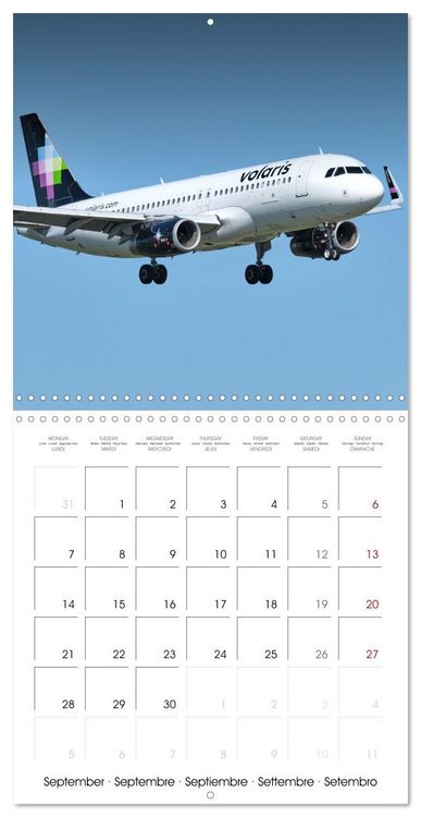 Produktbild: North American Airliners (Wall Calendar 2026 12 &times; 12 Inch) CALVENDO 12 Month Wall Calendar