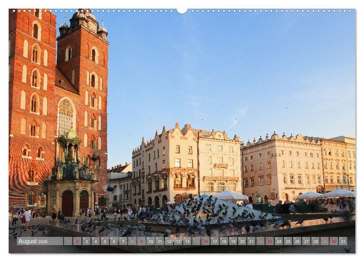 Produktbild: Faszinierendes Krakau (Wandkalender 2026 DIN A2 quer), CALVENDO Monatskalender