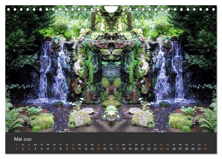 Produktbild: Spiegelwelten - Im Reich der Naturwesen (Wandkalender 2026 DIN A4 quer), CALVENDO Monatskalender