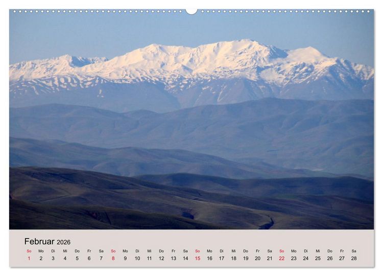 Produktbild: Unbekannter Iran (hochwertiger Premium Wandkalender 2026 DIN A2 quer), Kunstdruck in Hochglanz