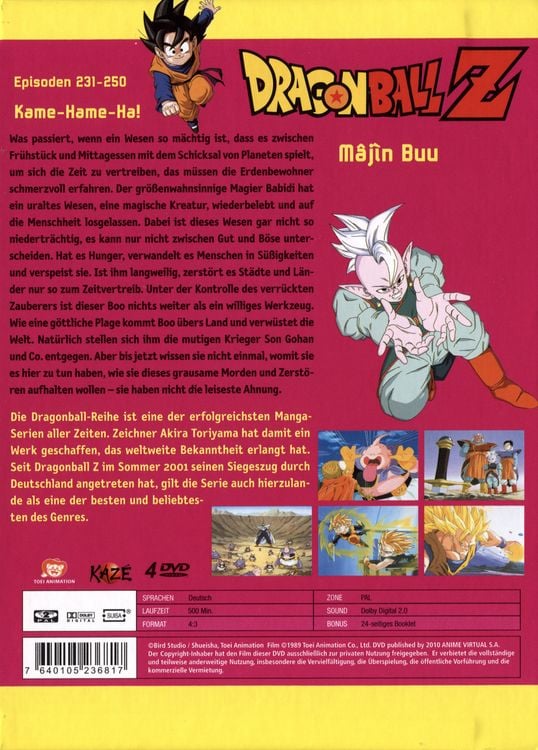 Produktbild: Dragonball Z - Box 8/Episoden 231-250 [4 DVDs]