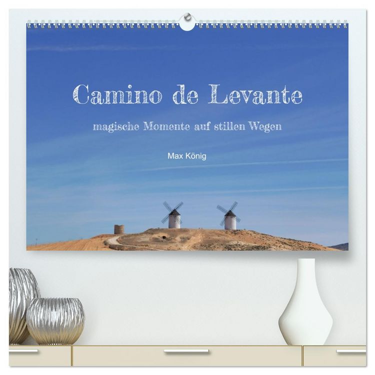 Produktbild: Camino Levante - magische Momente auf stillen Wegen (hochwertiger Premium Wandkalender 2026 DIN A2 quer), Kunstdruck in Hochglanz