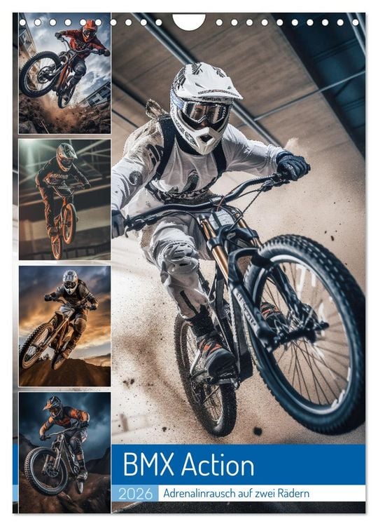 Produktbild: BMX Action (Wandkalender 2026 DIN A4 hoch), CALVENDO Monatskalender