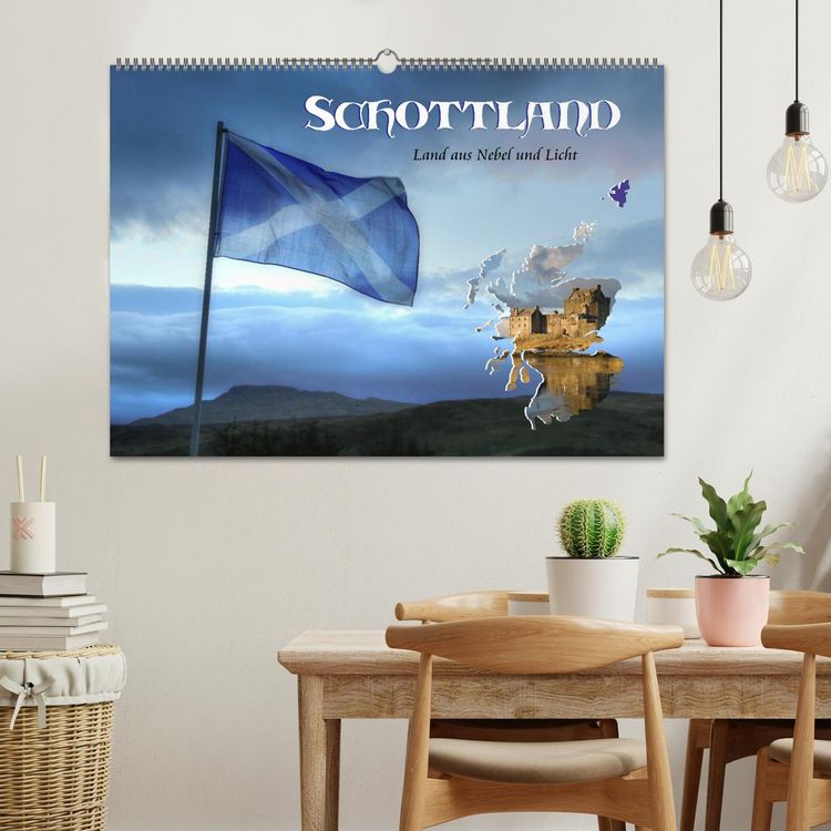 Produktbild: Schottland - Land aus Nebel und Licht (Wandkalender 2026 DIN A2 quer), CALVENDO Monatskalender