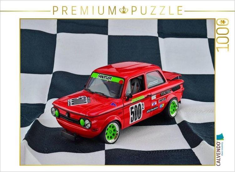 Produktbild: CALVENDO Puzzle NSU 1000 Prinz TT Cup H. Fleischhauer | 1000 Teile Lege-Gr&ouml;&szlig;e 64x48cm Foto-Puzzle f&uuml;r gl&uuml;ckliche Stunden