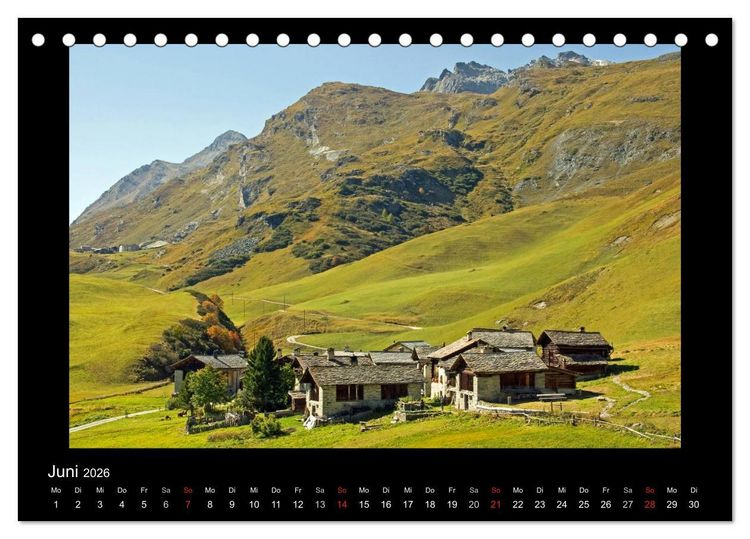 Produktbild: Oberengadin (Tischkalender 2026 DIN A5 quer), CALVENDO Monatskalender