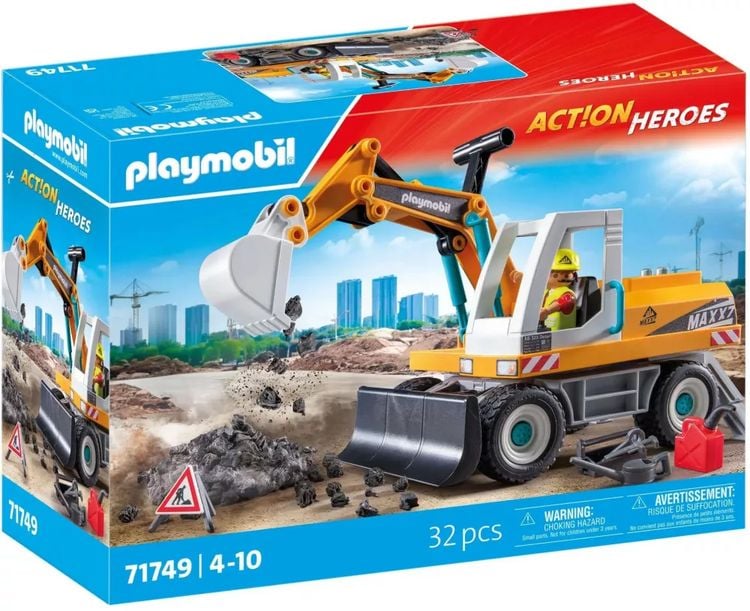 Produktbild: Playmobil&reg; 71749 Gro&szlig;er Bagger