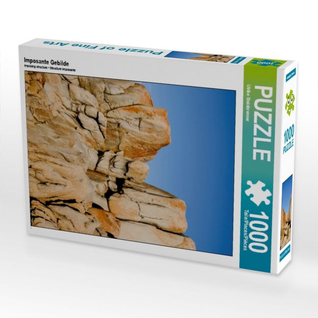 Produktbild: CALVENDO Puzzle Imposante Gebilde auf Sardinien | 1000 Teile Lege-Gr&ouml;&szlig;e 64x48cm Foto-Puzzle f&uuml;r gl&uuml;ckliche Stunden