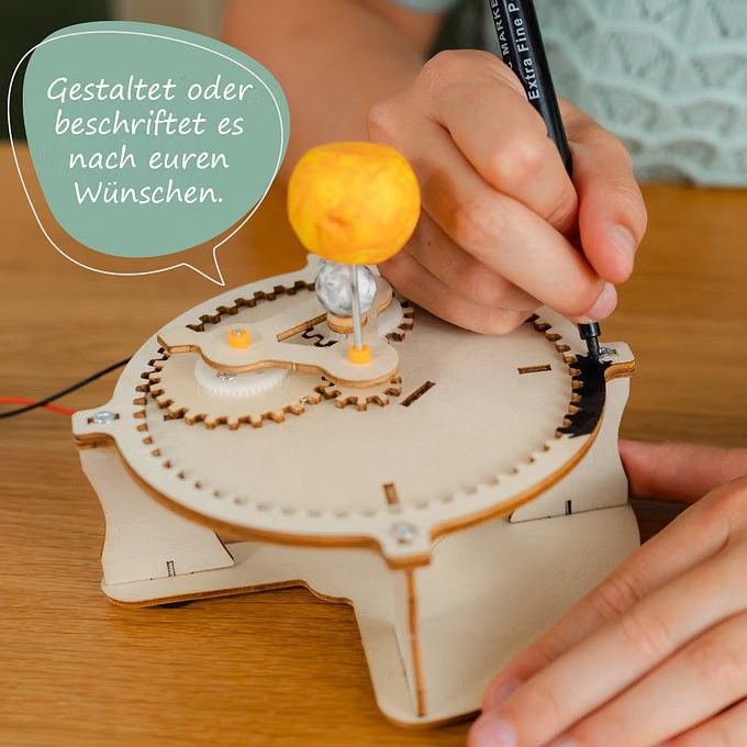 Produktbild: Fischertechnik 579979 - miniMINT, Orbit Lab, Technik-Holzbausatz ab 8 Jahren