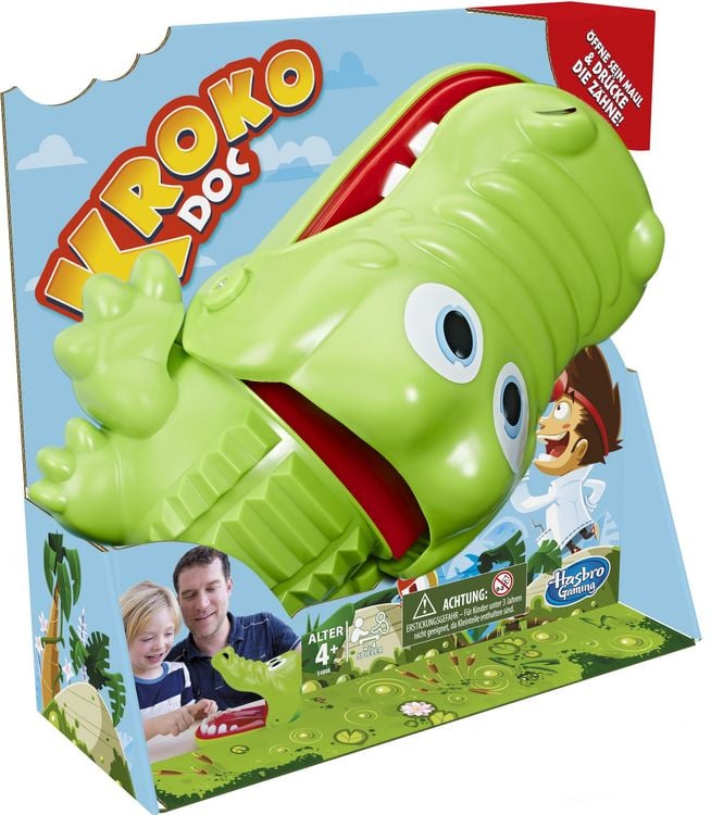 Produktbild: Hasbro E4898100 - Kroko Doc, Reaktionsspiel