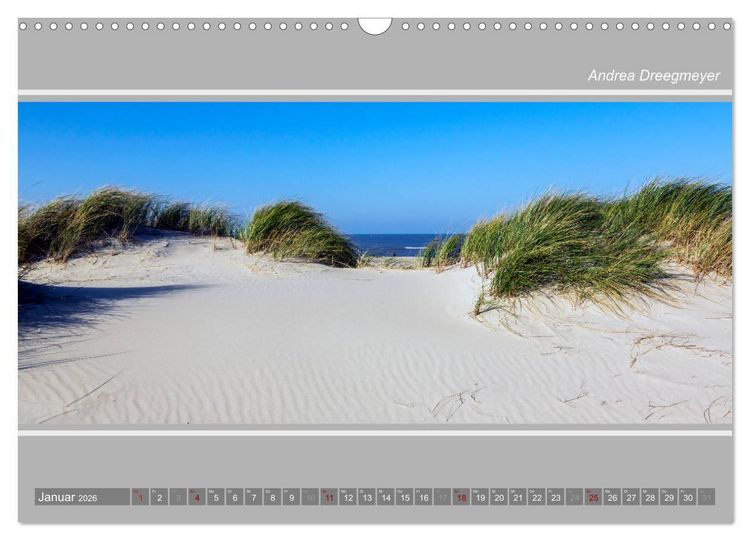 Produktbild: Norderney-Panorama (Wandkalender 2026 DIN A3 quer), CALVENDO Monatskalender