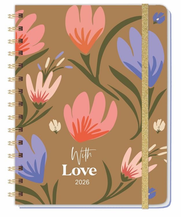 Produktbild: Love Spiral-Kalenderbuch A5 2026