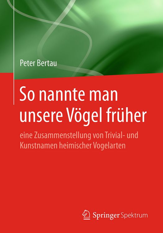 Produktbild: So nannte man unsere V&ouml;gel fr&uuml;her