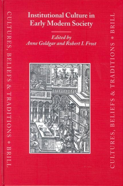 Produktbild: Institutional Culture in Early Modern Society