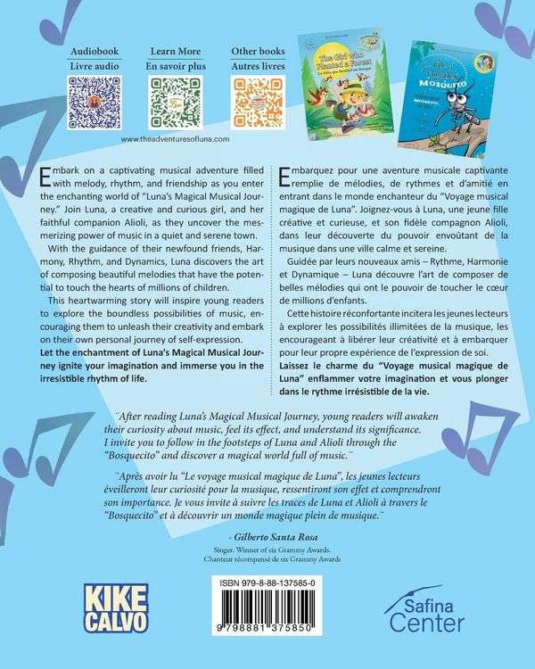 Produktbild: Le Voyage Musical Magique (Bilingual Book English &iquest; French)