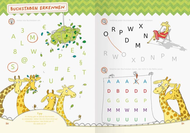Produktbild: Mein großes Vorschulbuch: Buchstaben Zahlen Konzentration