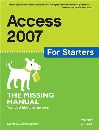 Produktbild: Access 2007 for Starters: The Missing Manual
