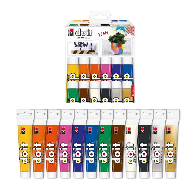 Produktbild: Marabu do it Craft Paint 12x 36ml