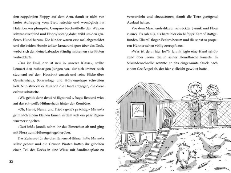 Produktbild: Die Gr&uuml;nen Piraten &ndash; Krumme Tour auf dem H&uuml;hnerhof