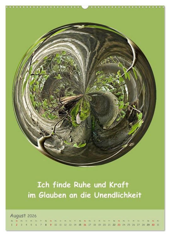 Produktbild: Meditative Natur (hochwertiger Premium Wandkalender 2026 DIN A2 hoch), Kunstdruck in Hochglanz