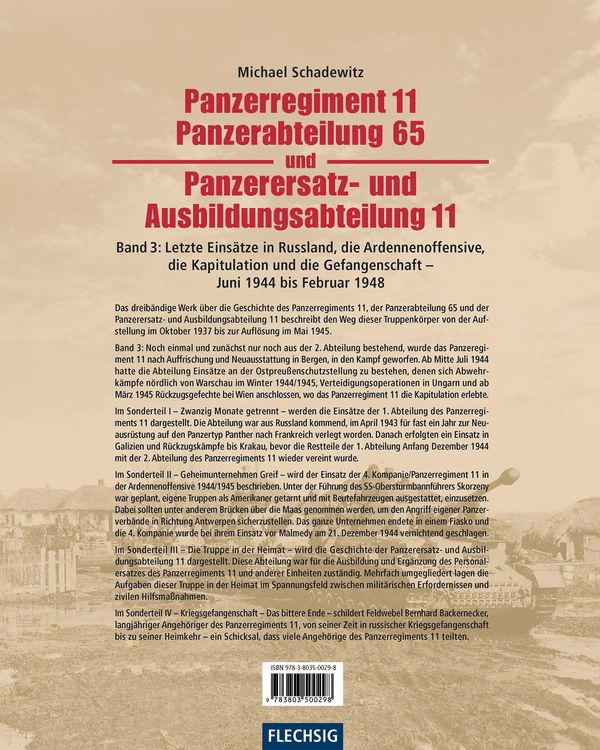 Produktbild: Panzerregiment 11, Panzerabteilung 65 und Panzerersatz- und Ausbildungsabteilung 11