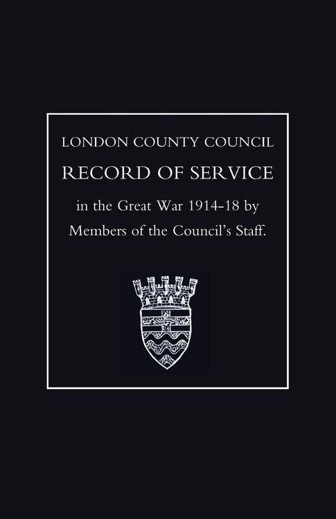 Produktbild: L.C.C.Record of War Service