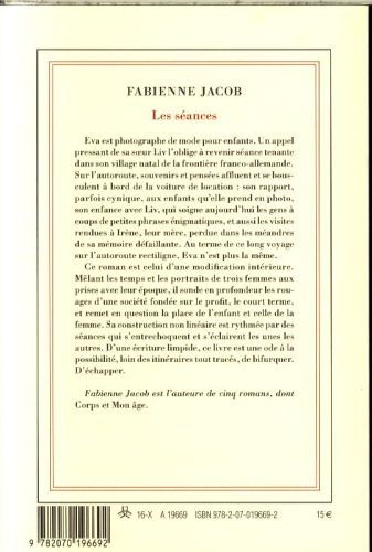 Produktbild: Les s&eacute;ances