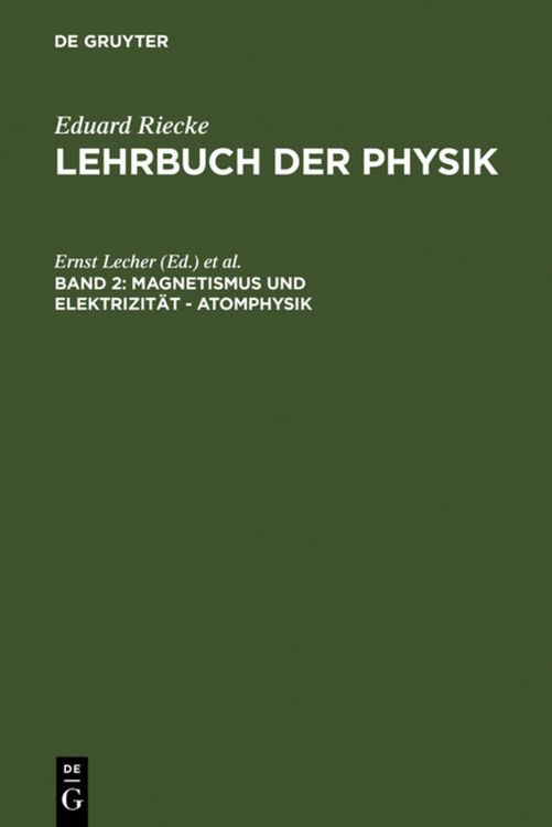 Produktbild: Magnetismus und Elektrizit&auml;t - Atomphysik