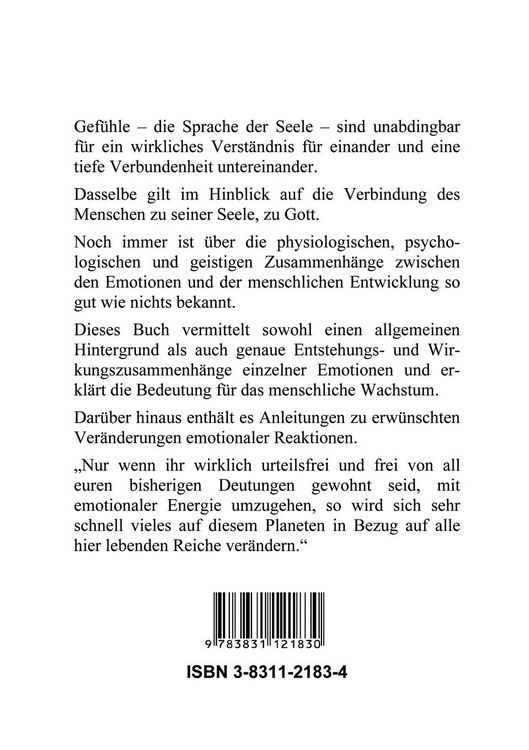 Produktbild: Gef&uuml;hle die Sprache der Seele und der...
