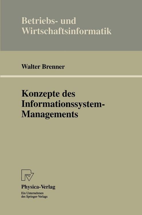 Produktbild: Konzepte des Informationssystem-Managements