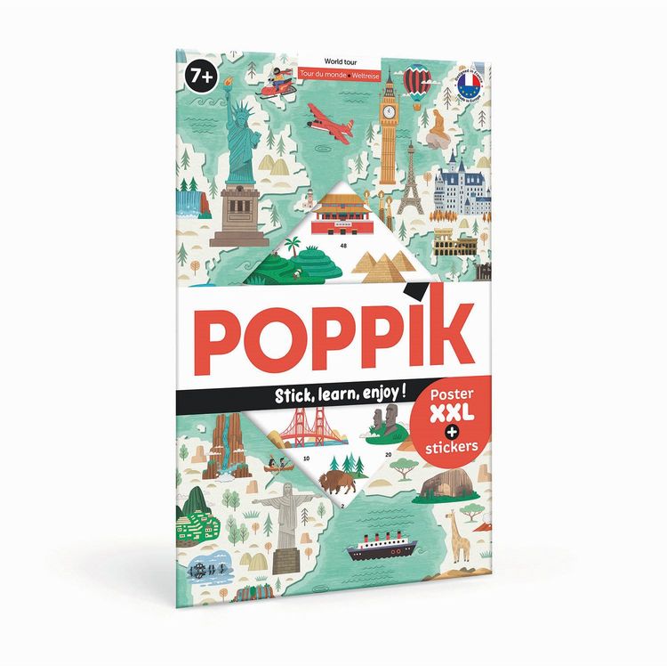 Produktbild: POPPIK - Lernposter & Sticker Weltreise