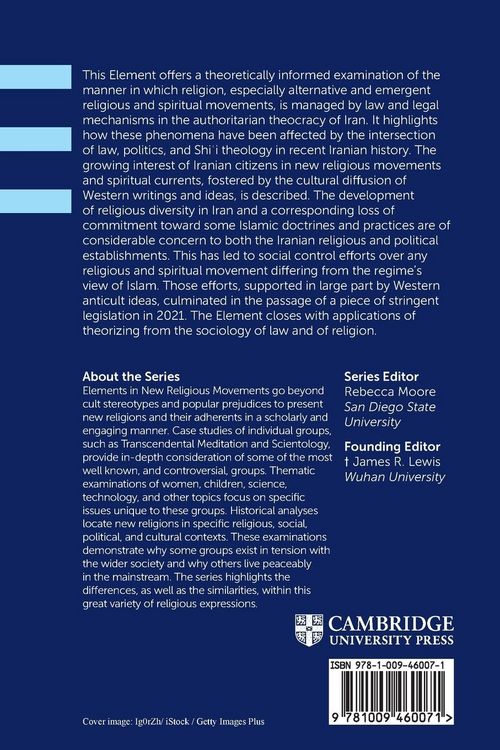 Produktbild: Managing Religion and Religious Changes in Iran
