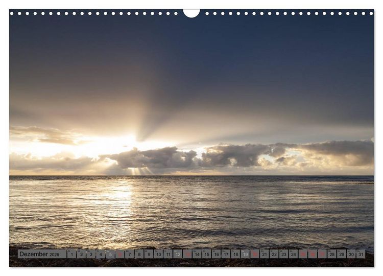 Produktbild: Blick aufs ruhige Meer (Wandkalender 2026 DIN A3 quer), CALVENDO Monatskalender